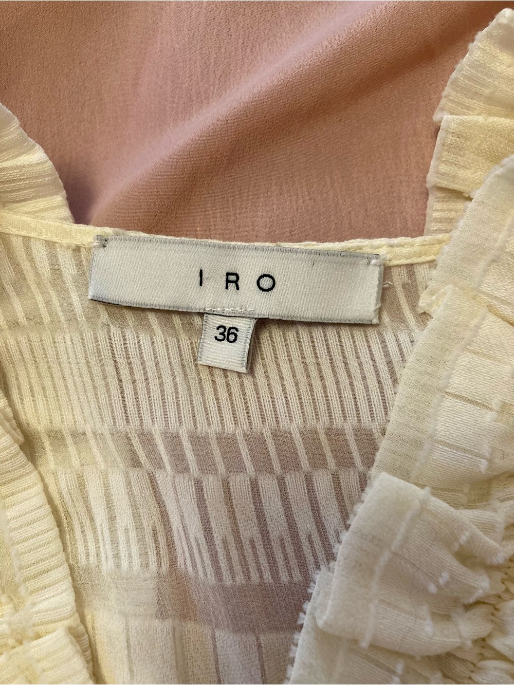 IRO Silk Ruffled Top - Picture 2 of 7